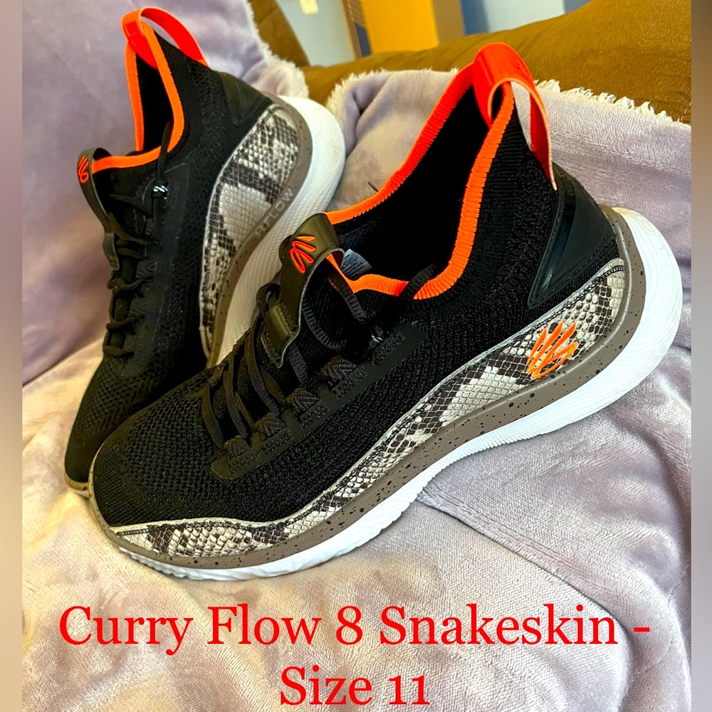 Curry Flow 8 - Snakeskin - Size 11